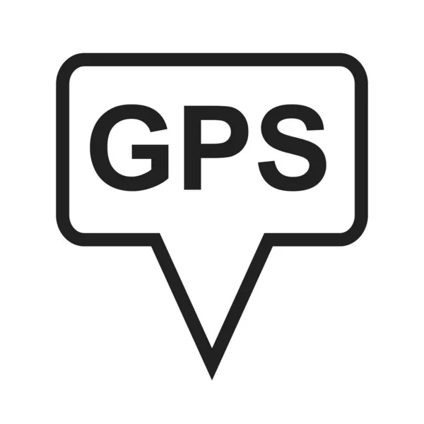 Gps Navegación Imagen Vectorial Icono Seguimiento También Puede Utilizar Para — Vector de stock