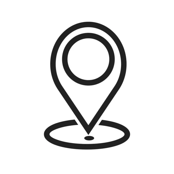 Mapa Navegação Imagem Vetorial Ícone Localização Também Pode Ser Usado — Vetor de Stock