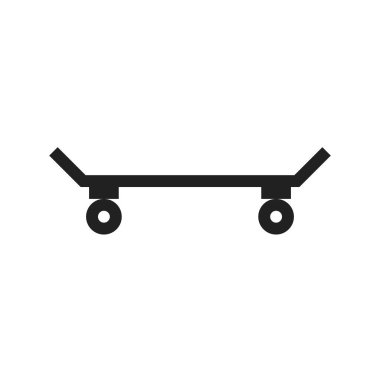 Kaykay, kaykay, paten ikonu vektör görüntüsü. Açık hava eğlencesi için de kullanılabilir. Web uygulamalarında, mobil uygulamalarda ve yazdırma ortamlarında kullanılabilir.