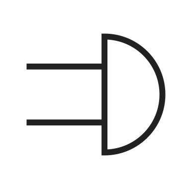 Zil, alarm, ses simgesi vektör görüntüsü. Ayrıca internet uygulamaları, mobil uygulamalar ve yazdırma ortamlarında kullanılabilir elektrik devreleri için de kullanılabilir.