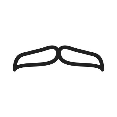 Hipster, bıyık, insan ikonu vektör görüntüsü. Hipster için de kullanılabilir. Web uygulamalarında, mobil uygulamalarda ve yazdırma ortamlarında kullanılabilir.