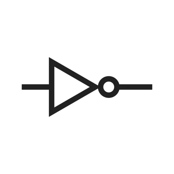 Circuit Composant Icône Électrique Image Vectorielle Peut Également Être Utilisé — Image vectorielle