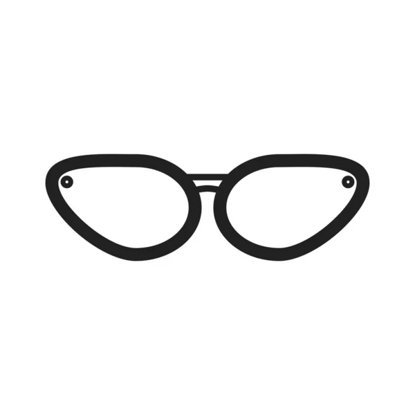 Glasses Eye Sun Icon Vector Image Can Also Used Hipster — Stock Vector