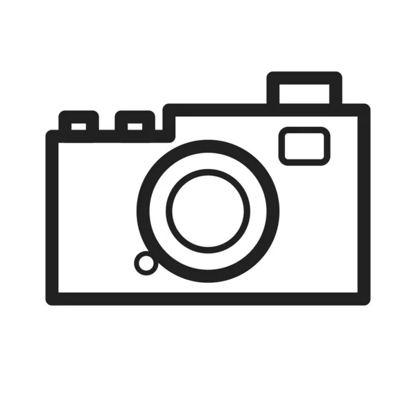 Fotoaparát Video Vektorový Obraz Filmové Ikony Lze Použít Pro Hipstery — Stockový vektor