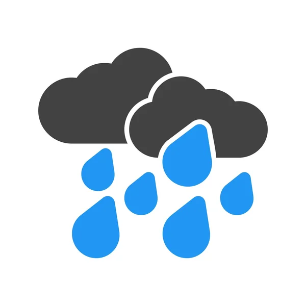 Έντονη βροχή — Διανυσματικό Αρχείο