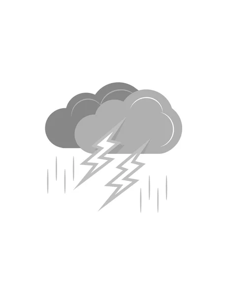 Imagen de tormenta eléctrica para ser utilizada en aplicaciones web — Archivo Imágenes Vectoriales