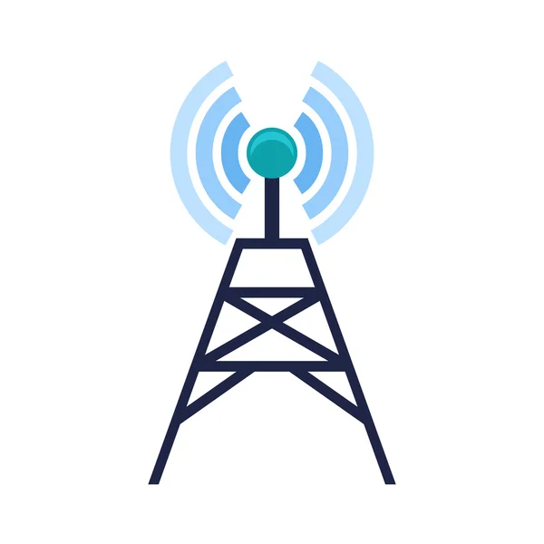 Torre de telecomunicaciones — Vector de stock