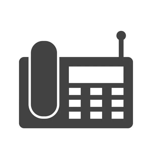 Teléfono fijo inalámbrico — Vector de stock