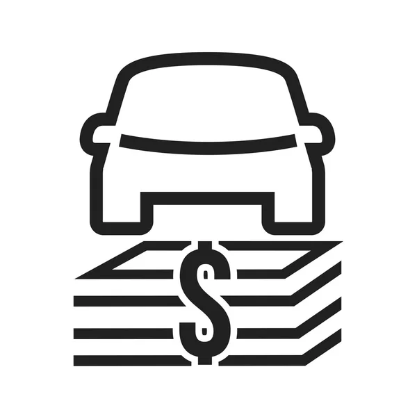 Auto financiering — Stockvector