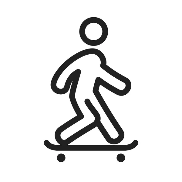 Skateboarden — Stockvektor