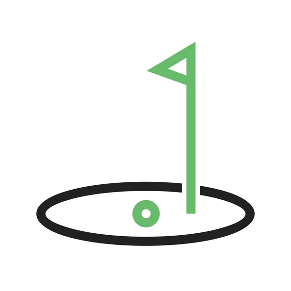 Golf inlägg — Stock vektor