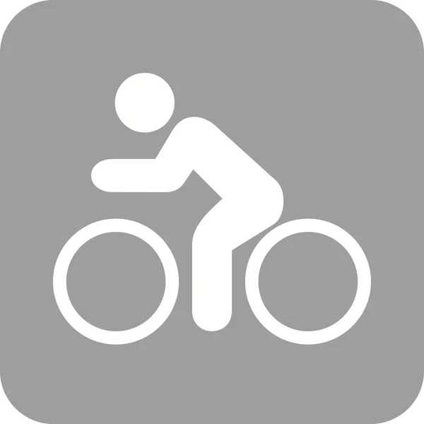 Cycling Person icon — Stok Vektör