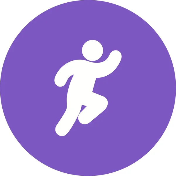 Τρέχοντας άτομο — Διανυσματικό Αρχείο