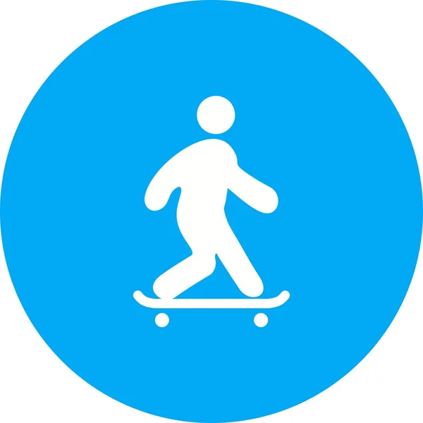 Skate boarding — Stockvector