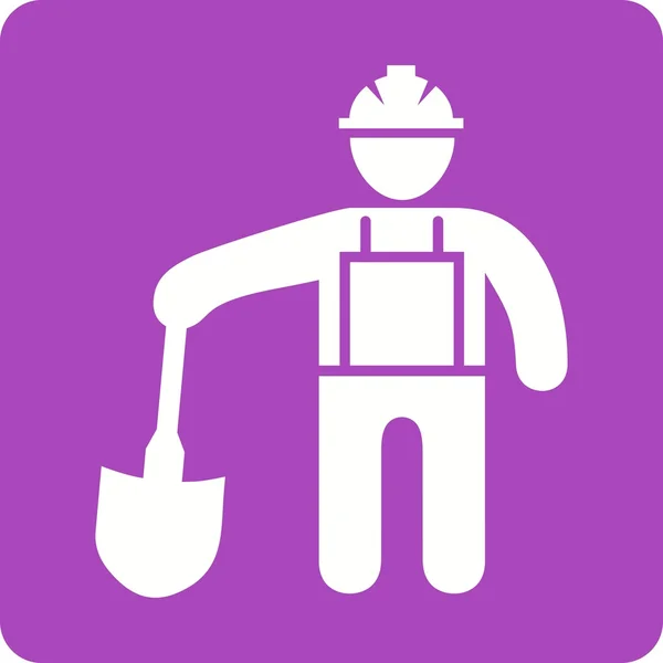 Construction Worker III — Wektor stockowy