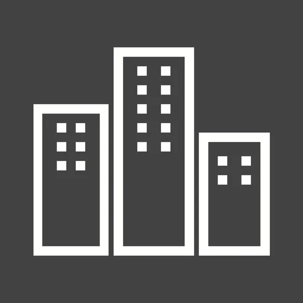 Apartments, building icon — Wektor stockowy