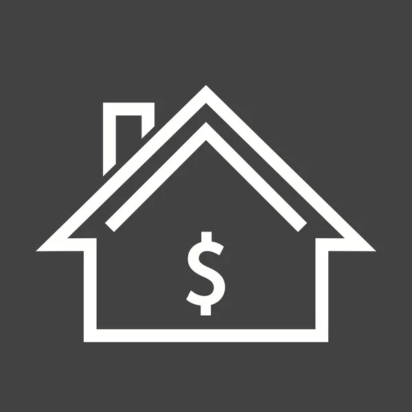 Property, house icon — Stock vektor