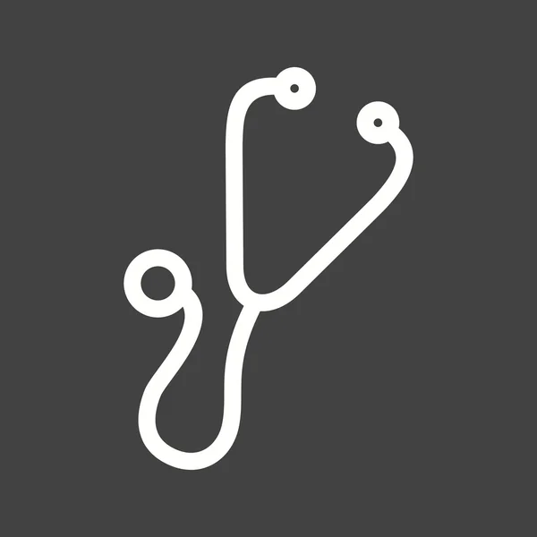 Stethoscope, medicine icon — Stok Vektör