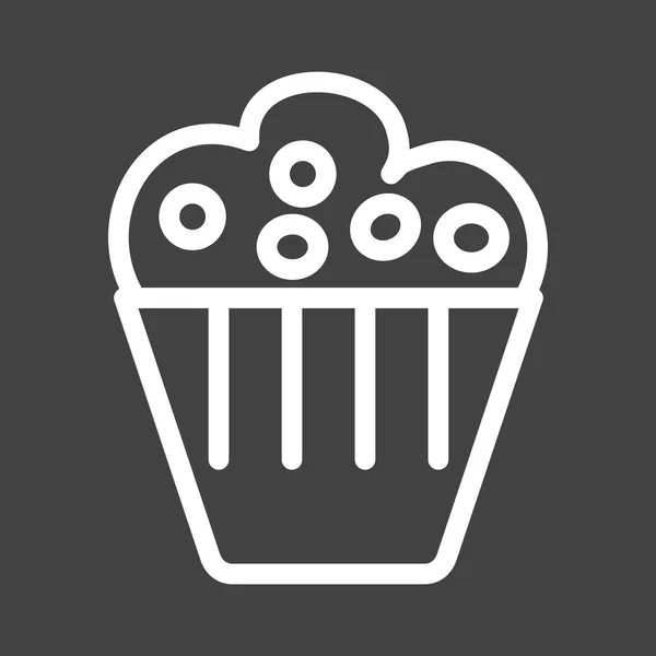 Muffin — Stockvektor