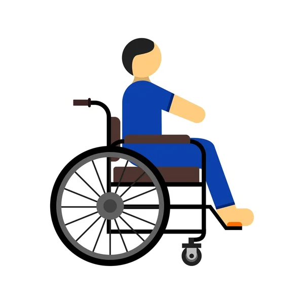 Pessoa com deficiência — Vetor de Stock