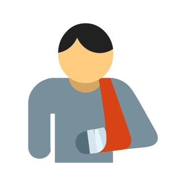 Bandaged Person, medicine icon