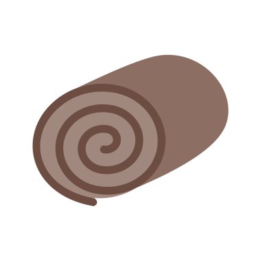 Swiss roll, dessert icon