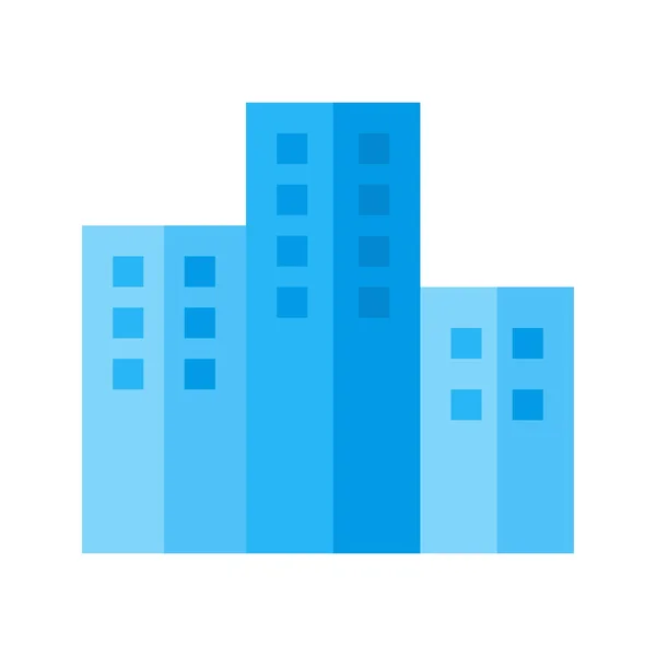 Apartments, building icon — Stock Vector