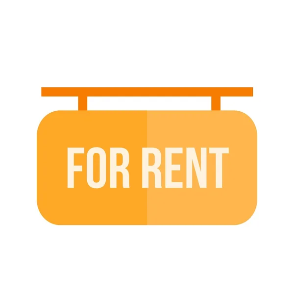 For Rent, real estate icon — Stok Vektör