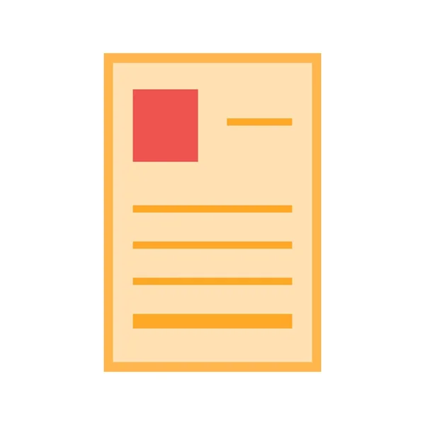 Document, paper, file icon — ストックベクタ