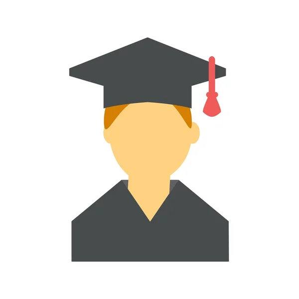 Male Student icon — Stockvector