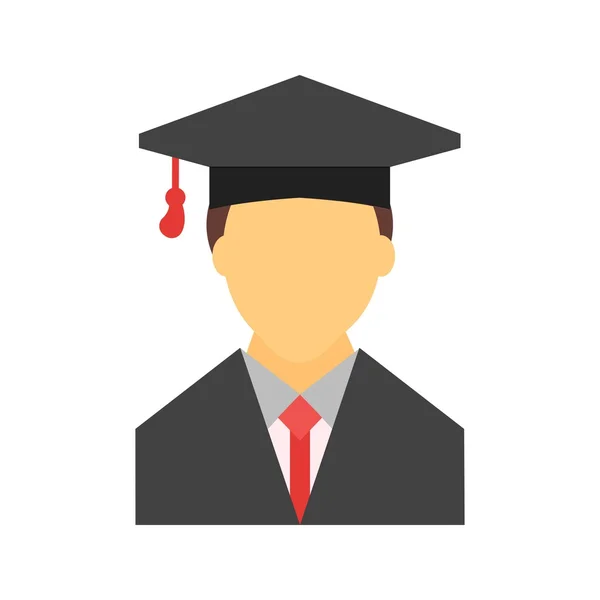 Male Student icon — Stock Vector