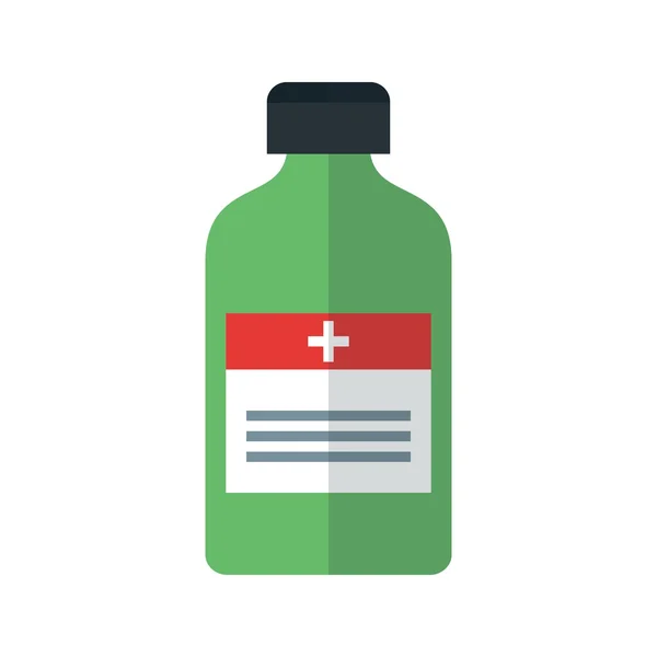 A gyógyszer palack ikonja — Stock Vector