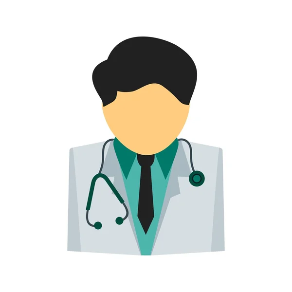 Mannelijke arts pictogram — Stockvector