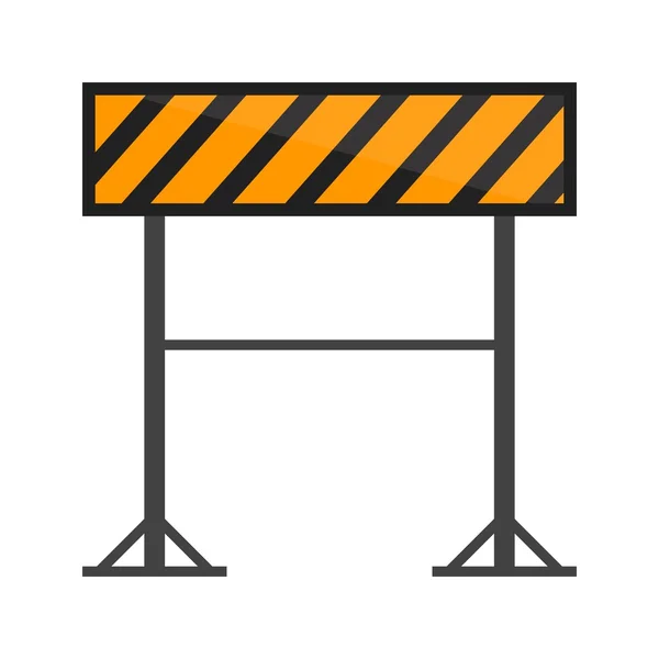 Road Barrier icon — Stock Vector
