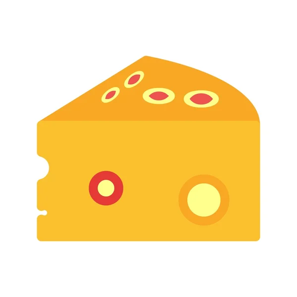 Käse, Lebensmittel-Ikone — Stockvektor