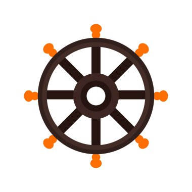 Ship Wheel, Steering icon