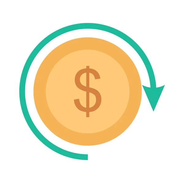 Return on Investment, money icon — Stockvector