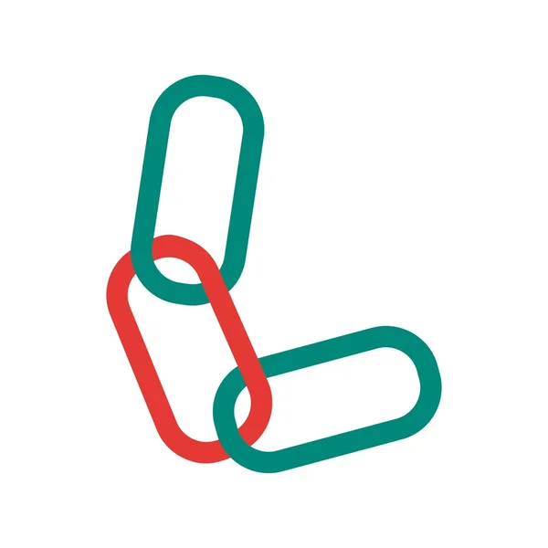 Link Building, Chain icon — 스톡 벡터