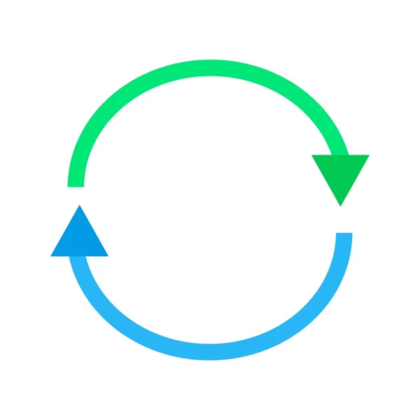 Synchronize, refresh arrow icon — Stockvector