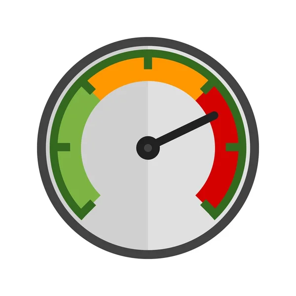 Speedometer, car speed icon — Stockvector