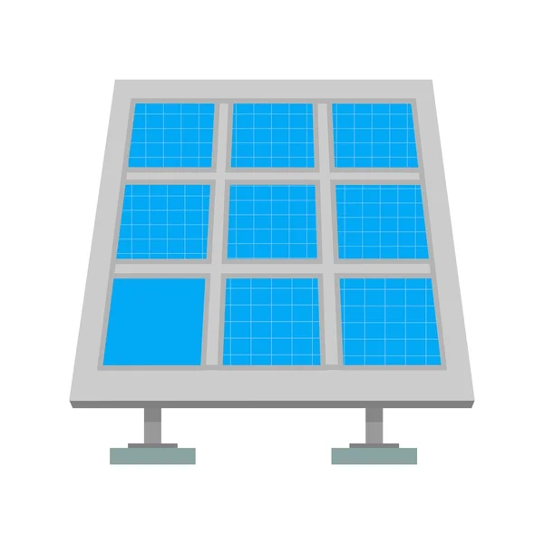 Icono del panel solar — Vector de stock