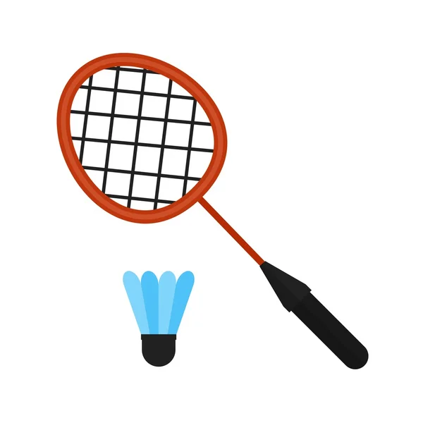Badminton, ícone do desporto — Vetor de Stock