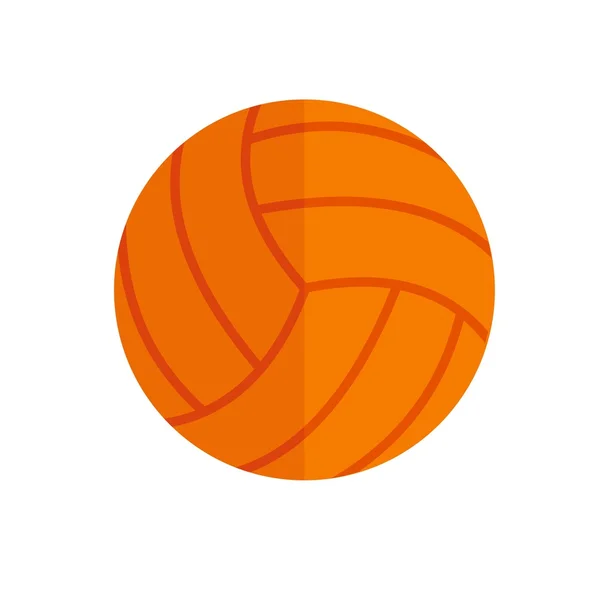 Icône balle de volley — Image vectorielle