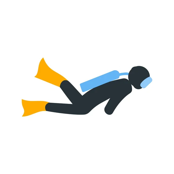 Scuba Diver Icon — Stockvector