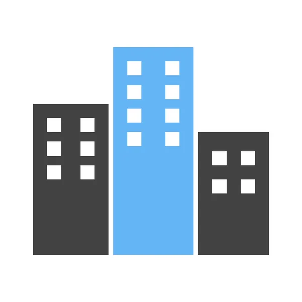 Apartments, building icon — Stock Vector