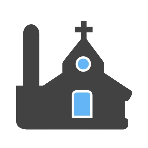 Iglesia, icono del edificio — Vector de stock