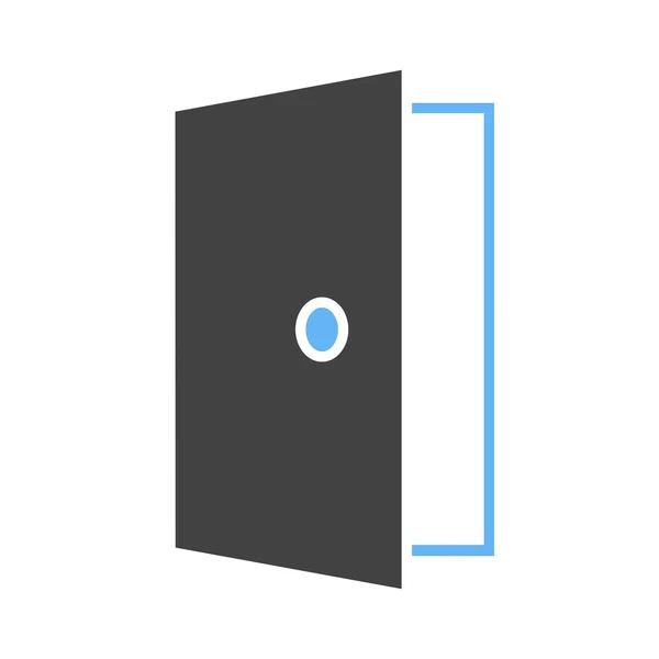 Open Door, interior icon — Wektor stockowy