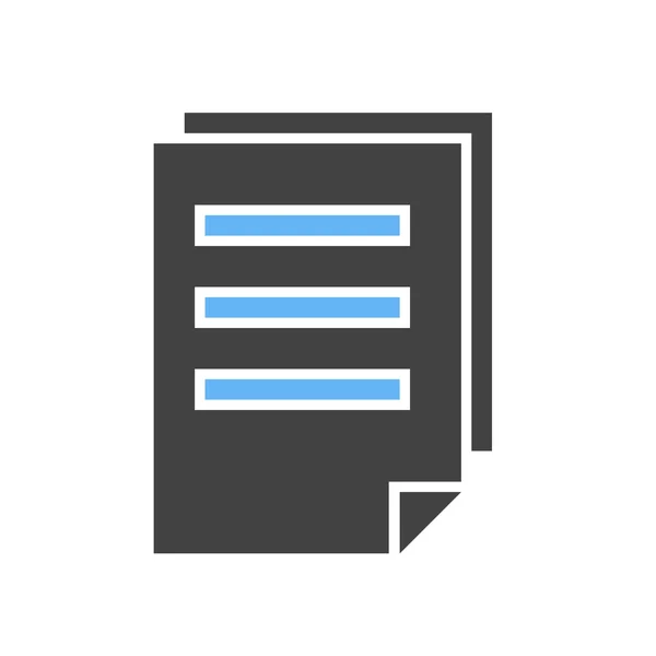 Soubory, ikonu dokumenty — Stockový vektor