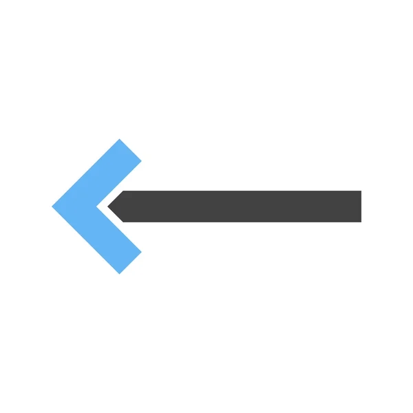 Flèche gauche — Image vectorielle