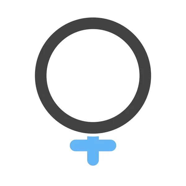 Símbolo femenino — Vector de stock